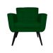 Poltrona Decorativa Geovana Veludo Verde - Montanaris Decor