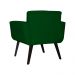 Poltrona Decorativa Geovana Veludo Verde - Montanaris Decor