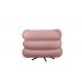 Poltrona Decorativa Giratória Micheli Veludo Rosa - Montanaris Decor