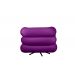 Poltrona Decorativa Giratória Micheli Veludo Roxo - Montanaris Decor