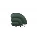 Poltrona Decorativa Giratória Micheli Veludo Verde - Montanaris Decor