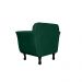 Poltrona Decorativa Helena Veludo Verde - Montanris Decor