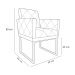Poltrona Decorativa Klara Base Preto Veludo Marrom - Montanaris Decor