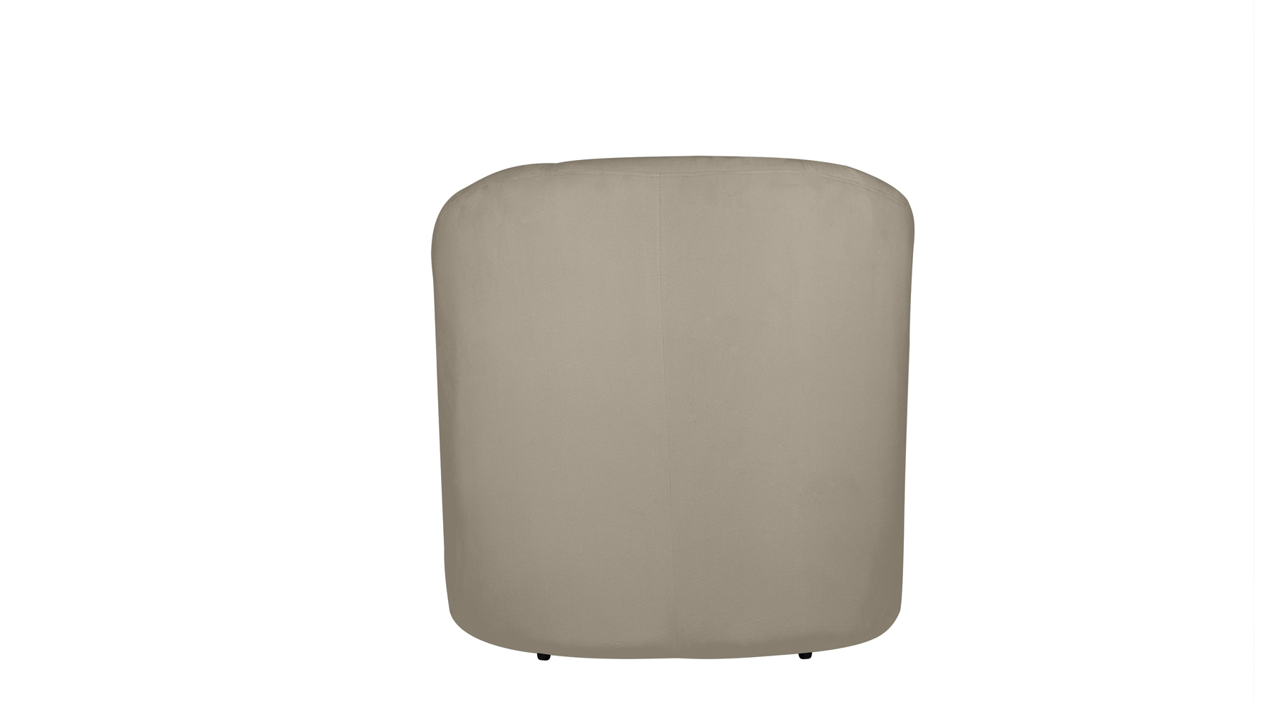 Poltrona Decorativa Lara Veludo Bege - Montanaris Decor