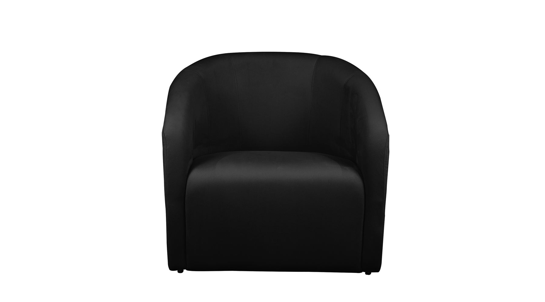 Poltrona Decorativa Lara Veludo Preto - Montanaris Decor