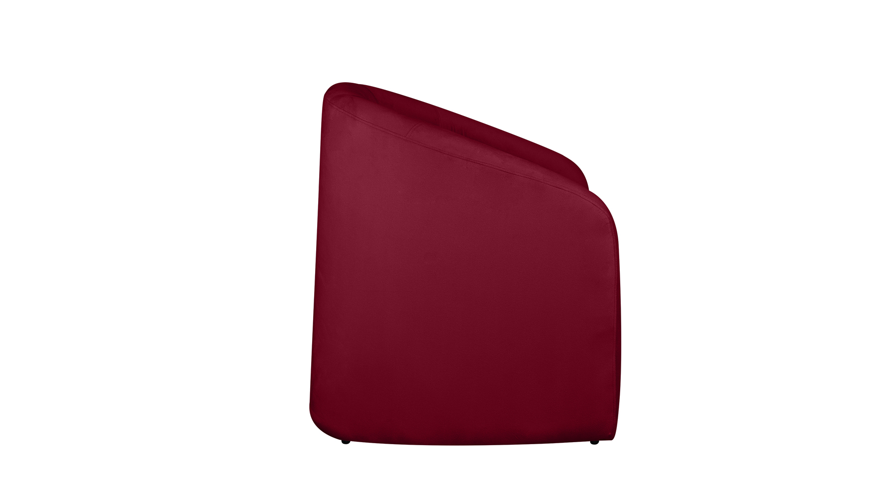 Poltrona Decorativa Lara Veludo Vermelho - Montanaris Decor