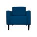 Poltrona Decorativa Leticia Slim Veludo Azul Marinho - Montanaris Decor