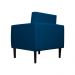 Poltrona Decorativa Leticia Slim Veludo Azul Marinho - Montanaris Decor
