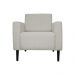 Poltrona Decorativa Leticia Slim Veludo Bege - Montanaris Decor