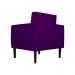 Poltrona Decorativa Leticia Slim Veludo Roxo - Montanaris Decor
