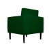 Poltrona Decorativa Leticia Slim Veludo Verde - Montanaris Decor
