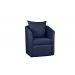 Poltrona Decorativa Manuela Boucle Azul Marinho - Montanaris Decor