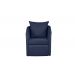 Poltrona Decorativa Manuela Boucle Azul Marinho - Montanaris Decor