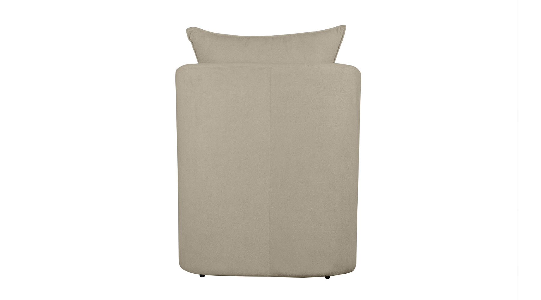 Poltrona Decorativa Manuela Boucle Bege  - Montanaris Decor