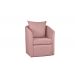 Poltrona Decorativa Manuela Boucle Rosa - Montanaris Decor
