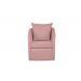 Poltrona Decorativa Manuela Boucle Rosa - Montanaris Decor