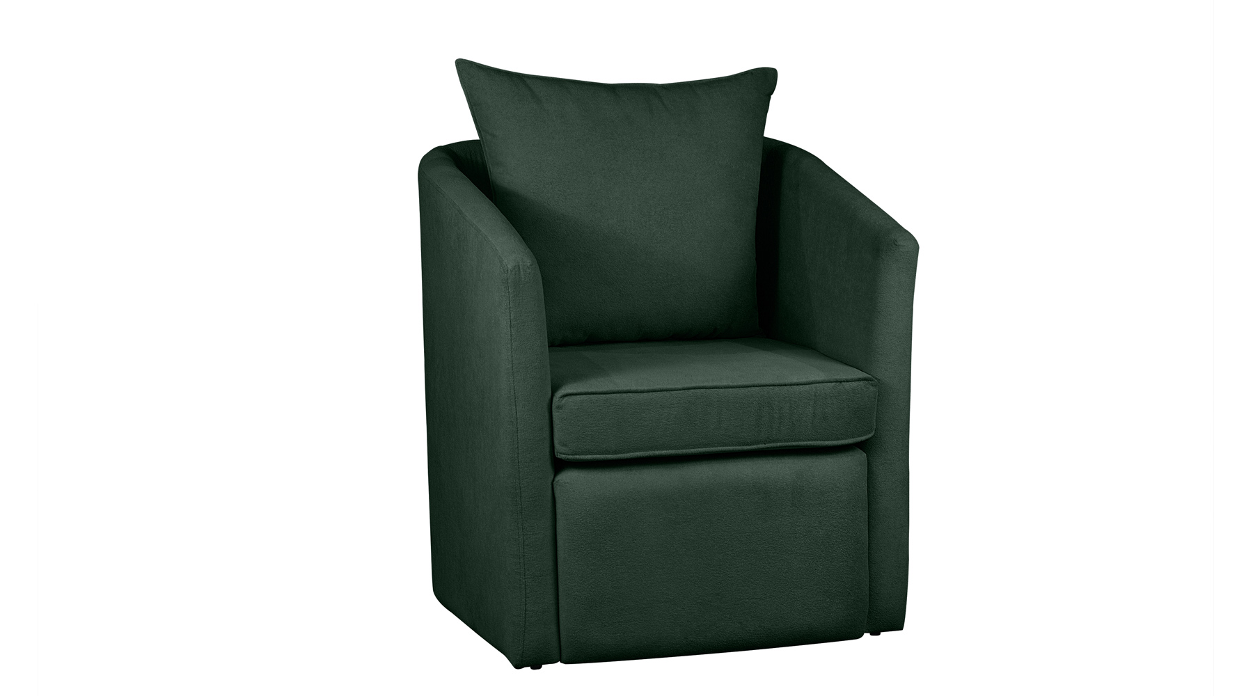Poltrona Decorativa Manuela Boucle Verde - Montanaris Decor