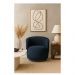 Poltrona Decorativa Sala Estar Orgânica Beatriz Boucle Azul Marinho - Montanaris Decor