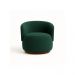 Poltrona Decorativa Sala Estar Orgânica Beatriz Boucle Verde - Montanaris Decor