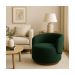 Poltrona Decorativa Sala Estar Orgânica Beatriz Boucle Verde - Montanaris Decor