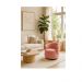 Poltrona Decorativa Sala Estar Orgânica Beatriz Suede Rosa - Montanaris Decor