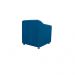 Poltrona Decorativa Tilla Suede Azul Marinho - Montanaris Decor
