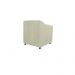 Poltrona Decorativa Tilla Suede Bege - Montanaris Decor