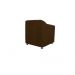 Poltrona Decorativa Tilla Suede Marrom - Montanaris Decor