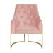 Poltrona Decorativa Vick Veludo Rosa - Montanaris Decor