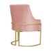 Poltrona Decorativa Vick Veludo Rosa - Montanaris Decor
