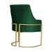 Poltrona Decorativa Vick Veludo Verde - Montanaris Decor