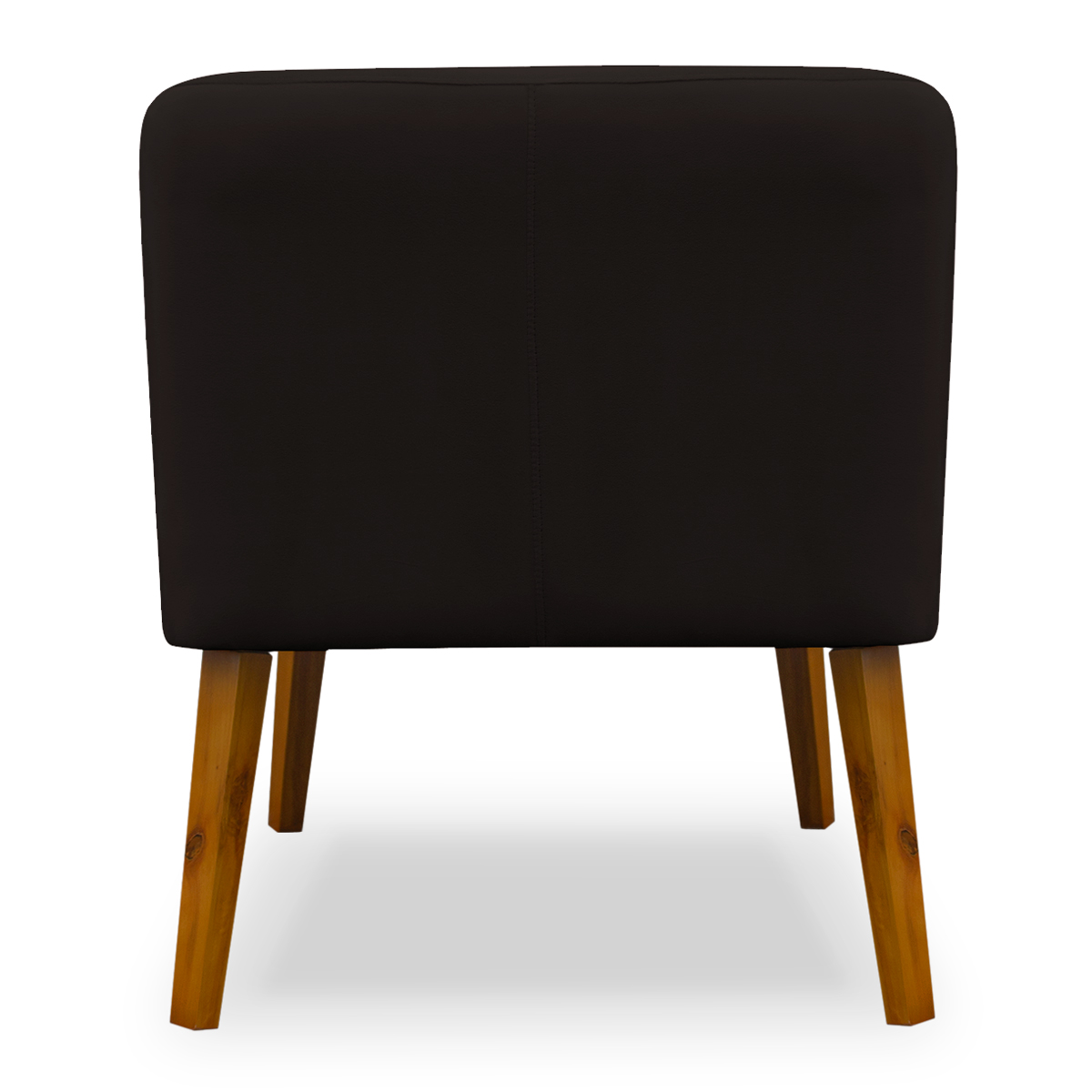 Poltrona Decorativa Virgínia Veludo Marrom - Montanaris Decor