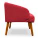 Poltrona Decorativa Virgínia Veludo Vermelho - Montanaris Decor
