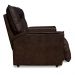 Poltrona do Papai Reclinável Manual Comfort PU Marrom - Montanaris Decor