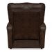Poltrona do Papai Reclinável Manual Comfort PU Marrom - Montanaris Decor