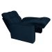 Poltrona do Papai Reclinável Manual Comfort Veludo Azul Marinho - Montanaris Decor