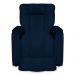 Poltrona do Papai Reclinável Manual Comfort Veludo Azul Marinho - Montanaris Decor
