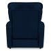 Poltrona do Papai Reclinável Manual Comfort Veludo Azul Marinho - Montanaris Decor
