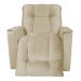 Poltrona do Papai Reclinável Manual Comfort Veludo Bege - Montanaris Decor