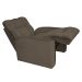Poltrona do Papai Reclinável Manual Comfort Veludo Cappuccino - Montanaris Decor