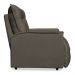 Poltrona do Papai Reclinável Manual Comfort Veludo Cappuccino - Montanaris Decor