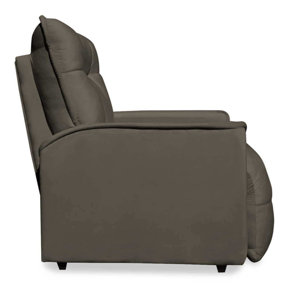 Poltrona do Papai Reclinável Manual Comfort Veludo Cappuccino - Montanaris Decor