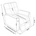 Poltrona do Papai Reclinável Manual Comfort Veludo Cappuccino - Montanaris Decor