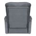 Poltrona do Papai Reclinável Manual Comfort Veludo Cinza - Montanaris Decor