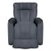Poltrona do Papai Reclinável Manual Comfort Veludo Cinza - Montanaris Decor