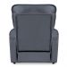 Poltrona do Papai Reclinável Manual Comfort Veludo Cinza - Montanaris Decor