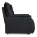 Poltrona do Papai Reclinável Manual Comfort Veludo Cinza Escuro - Montanaris Decor
