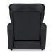 Poltrona do Papai Reclinável Manual Comfort Veludo Cinza Escuro - Montanaris Decor