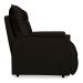 Poltrona do Papai Reclinável Manual Comfort Veludo Marrom - Montanaris Decor