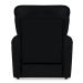 Poltrona do Papai Reclinável Manual Comfort Veludo Preto - Montanaris Decor